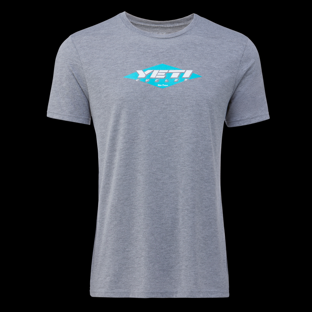 Yeti Cycles - DIAMOND RIDE TEE ALUMINUM GRAY XL